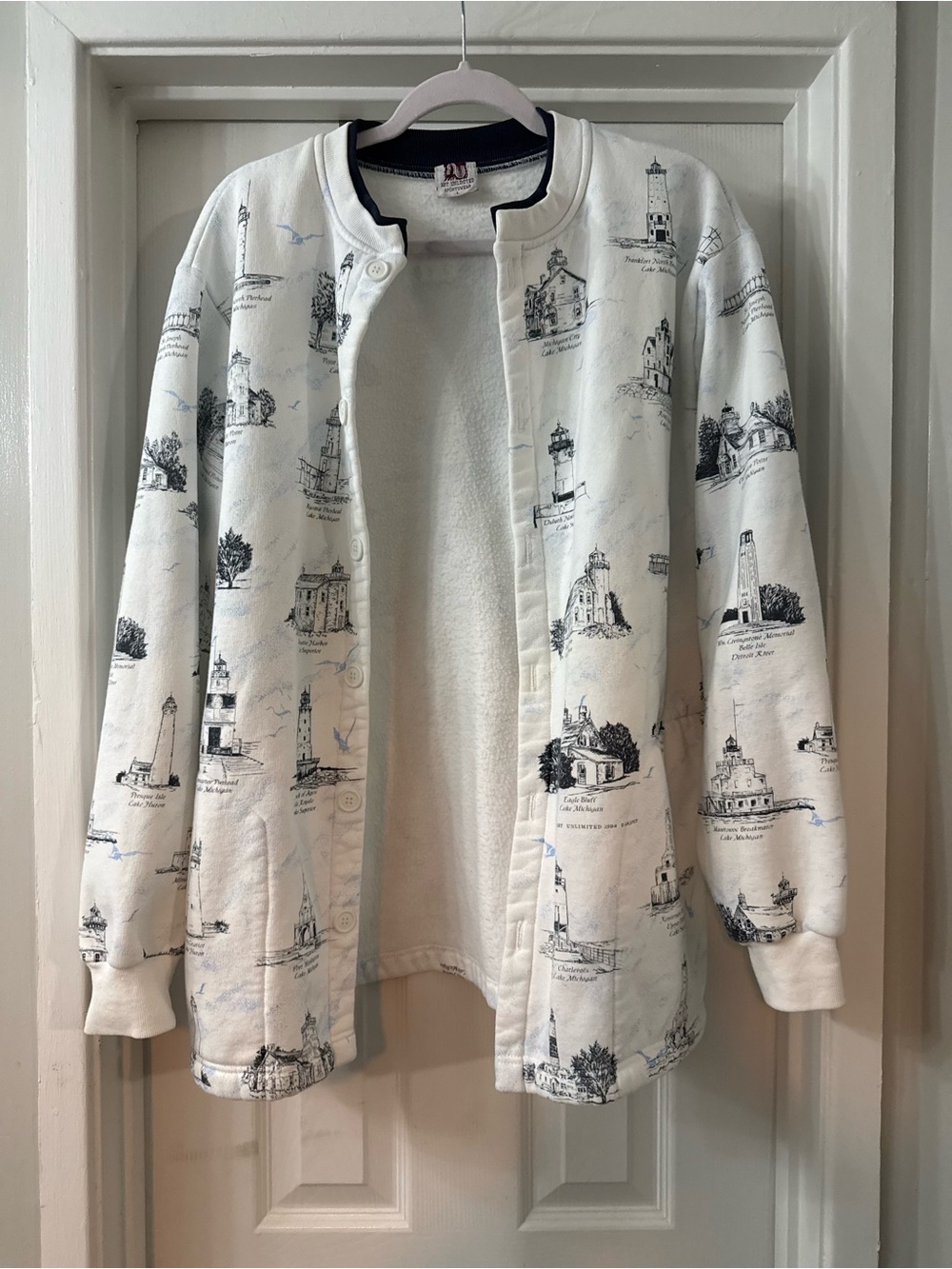 Vintage Art Unlimited Lighthouse Sportswear Jacket